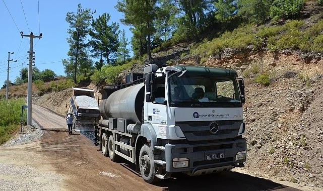Büyükşehir Belediyesi’nden Alanya’da asfalt seferberliği