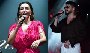 Öykü Gürman’a Laz böreği, Semicenk’e Arhavi kestane balı ikram edildi