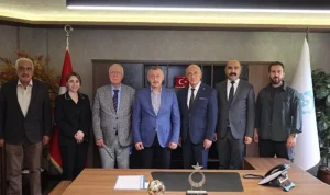 Cem Vakfı, teşekkür için Başkan Büyükakın’a geldi