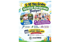 Milas Belediyesi Tenis, Temel Hareket Eğitimi ve Eğitsel Oyunlar Kursları İçin Kayıtları Başlatıyor