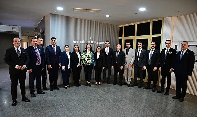 Başkan Çerçioğlu’na Aydın Sanayi Odası’ndan Ziyaret